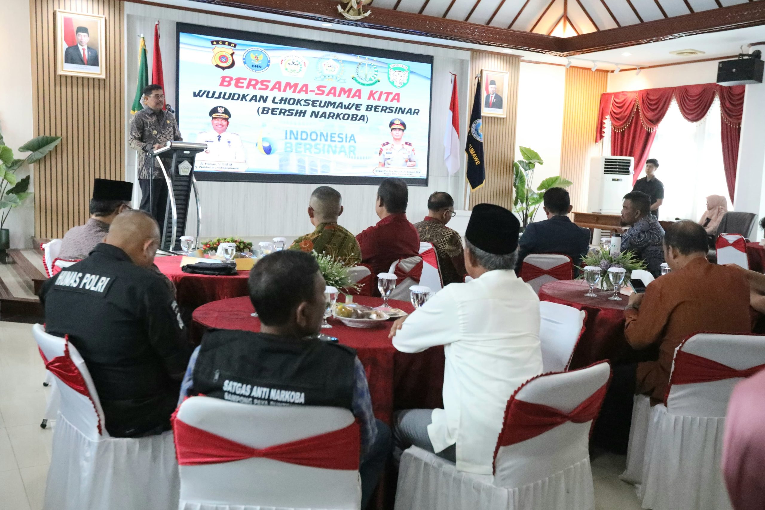 Menuju Lhokseumawe Bersinar, Pj Walikota A Hanan Launching Qanun Gampong P4GN dan Jargon