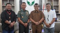 Kasdam IM Terima Audiensi Kabid Promosi dan Pemasaran PB PON XXI beserta Tim