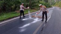 Truk Tangki Penyebab Tumpahan CPO di Jalan Akan Polisi Tindak