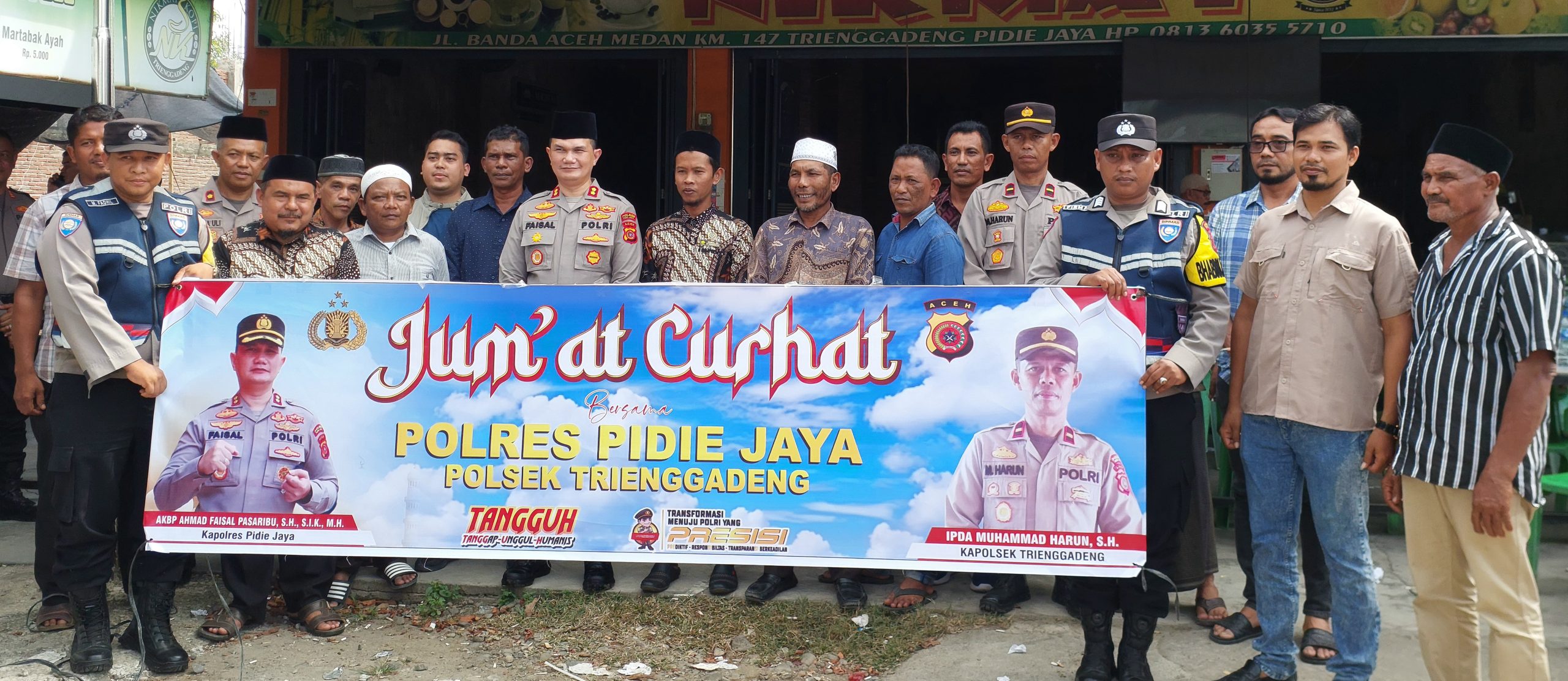 Jumat Curhat Polres Pidie Jaya dan Muspida Kecamatan