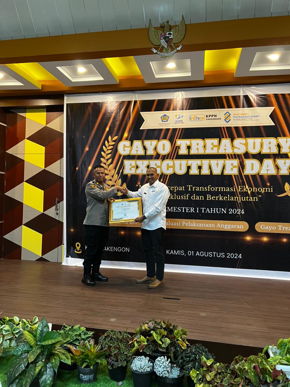 Polres Bener Meriah Raih Tiga Penghargaan Bergengsi dari KPPN Takengon