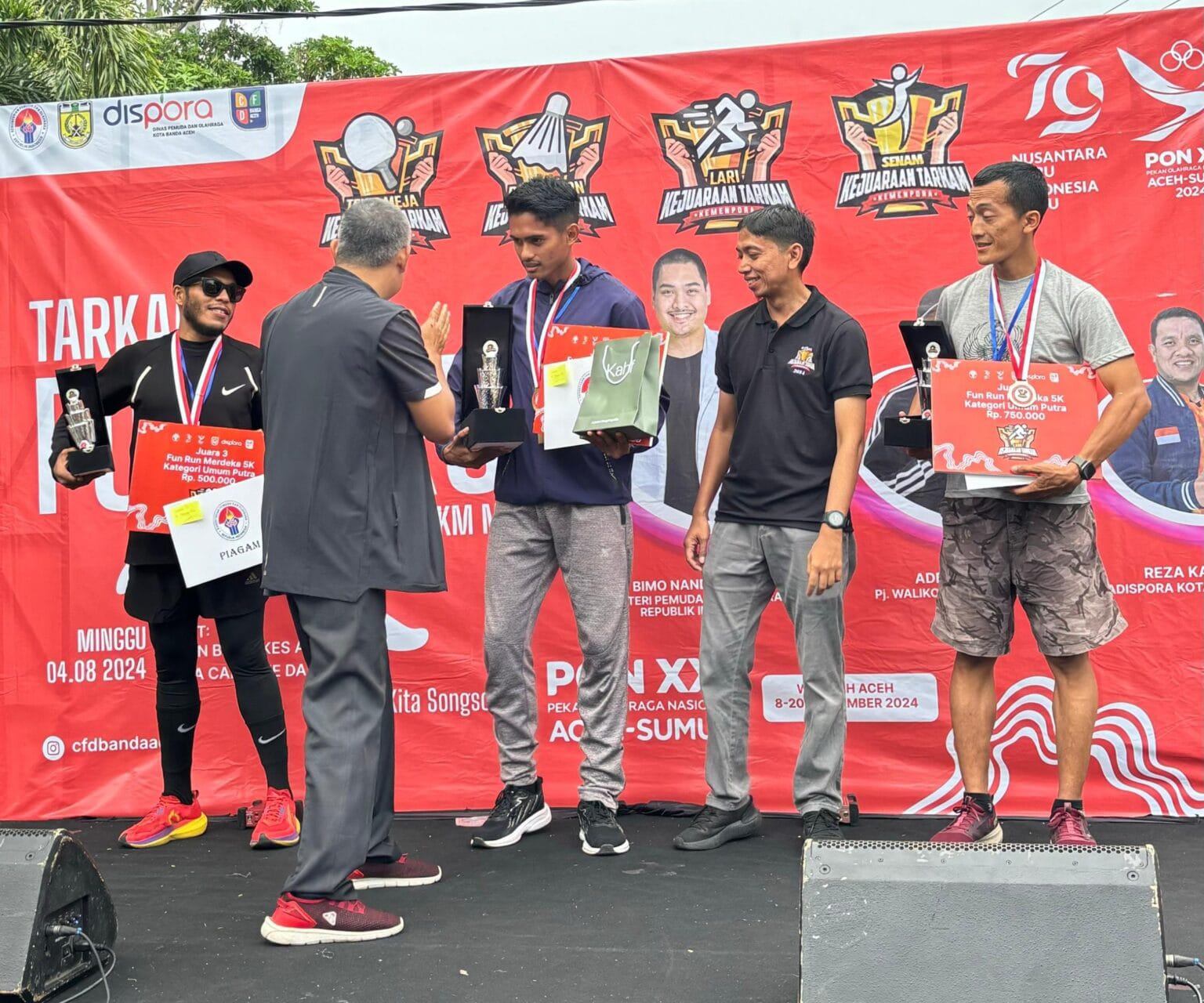 Fun Run 5 K Personel Polres Bener Meriah Raih Juara 1