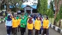 Dharma Pertiwi Daerah R Olahraga Bersama Di Lanud SIM