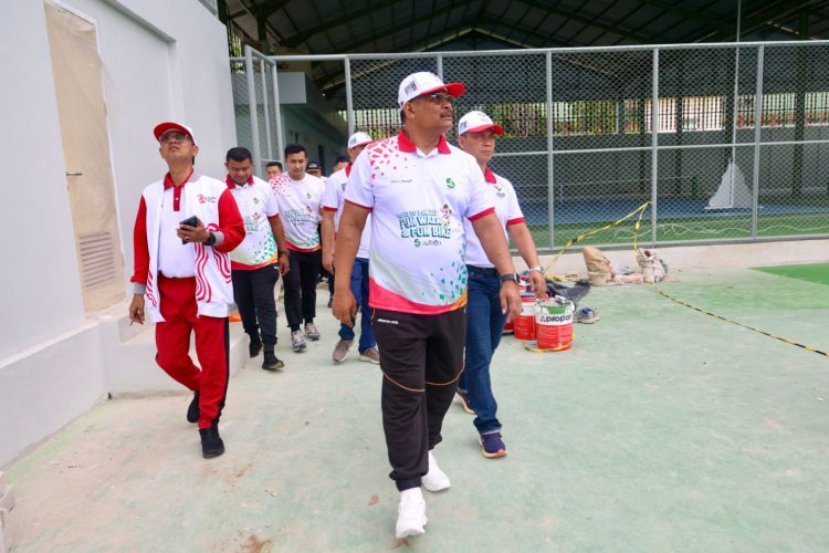 Jalan Kaki Tinjau Venue Tenis Neusu