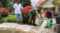 TNI Bersama Dinas Pertanian dan Pangan Uji Kelayakan Pompa Air