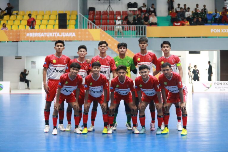 Tim Futsal Aceh Imbangi Papua Pegunungan