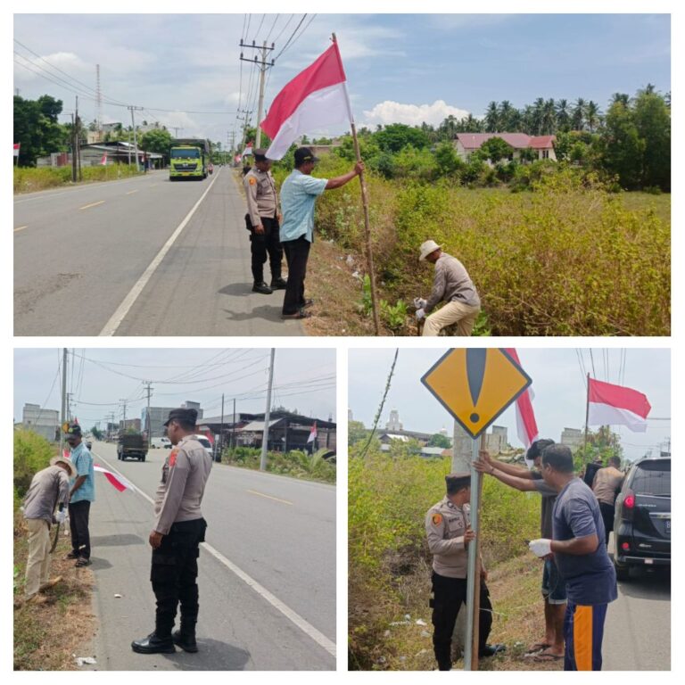 Polsek Panteraja dan Masyarakat Meriahkan HUT RI ke-79