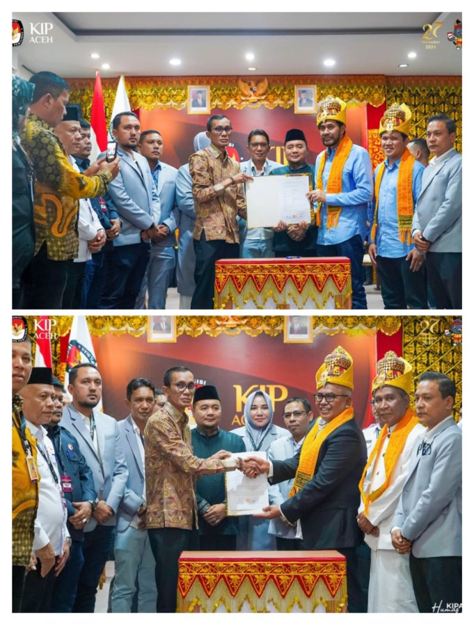 Pendaftar Bakal Calon Gubernur Aceh Hanya Dua Pasangan