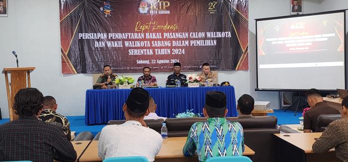 KIP Sabang Gelar Rakor Persiapan Pencalonan Kepala Daerah