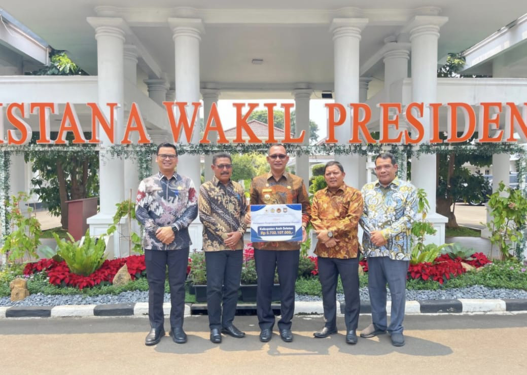 Kabupaten Aceh Selatan Kembali terima Reward