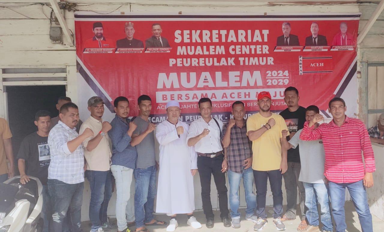 Mualem Center Aceh Timur Mulai Resmikan Kantor Tingkat Kecamatan