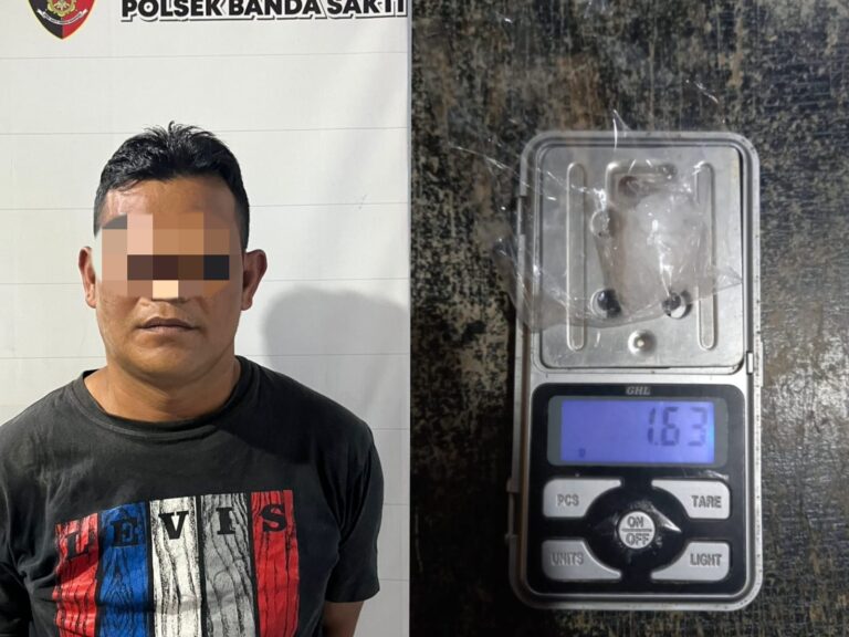 Polsek Banda Sakti Tangkap Seorang Nelayan