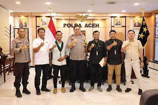 Kapolda Aceh Terima Audiensi HMI