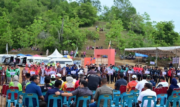 Masyarakat Aceh Besar Padati Venue PON XXI