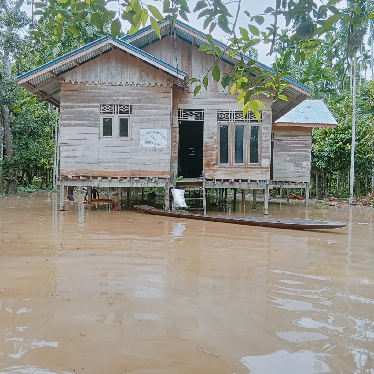 Sungai Arakundo Meluap, Rumah Warga Terendam