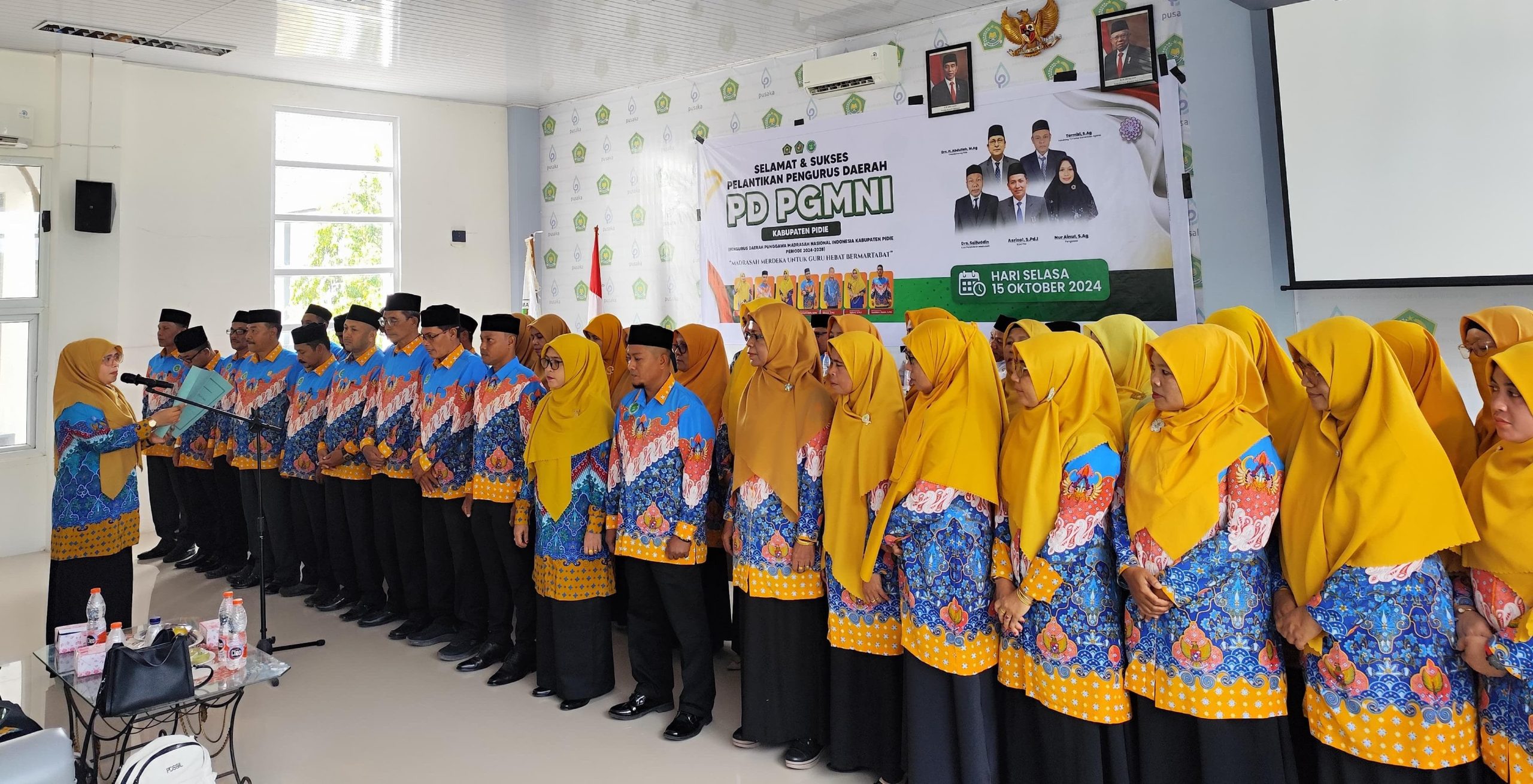 Pengurus PD PGMNI Pidie Periode 2024-2029 Dilantik 