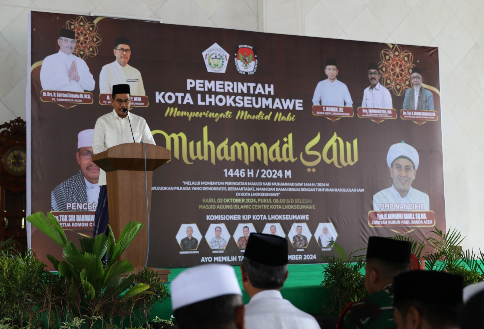 Peringatan Maulid Nabi Muhammad, Pj Wali Kota A. Hanan Serukan Pilkada Damai