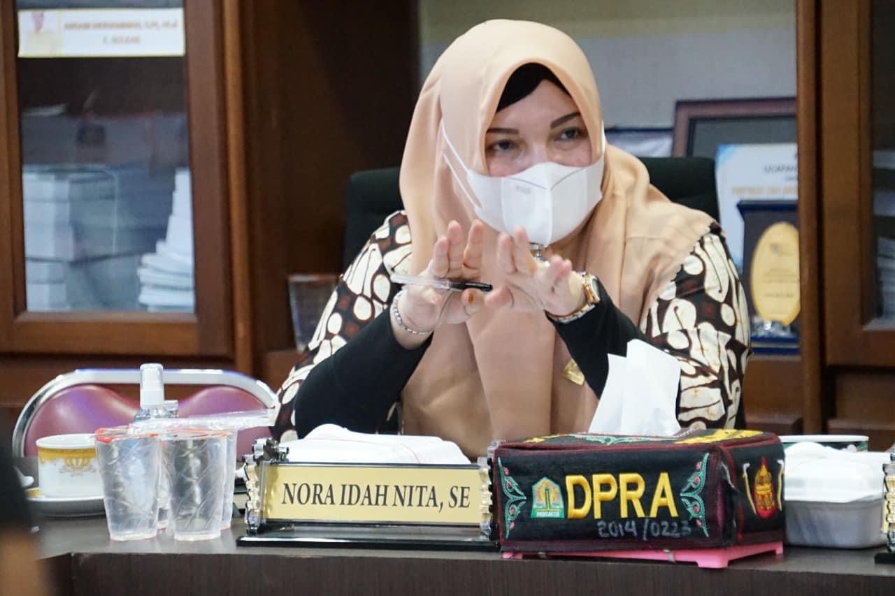 Jebol Tanggul Seruway, Anggota DPRA Nora Angkat Bicara Desak Pj Gubernur Lakukan Tanggap Darurat*