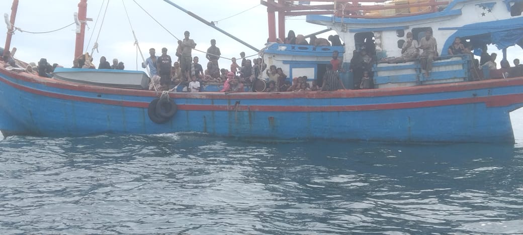 Kapal Imigran Rohingya Terpantau di Perairan Aceh Selatan