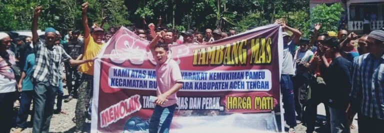 Masyarakat Tolak di Bukanya Aktifitas Tambang di Aceh Tengah