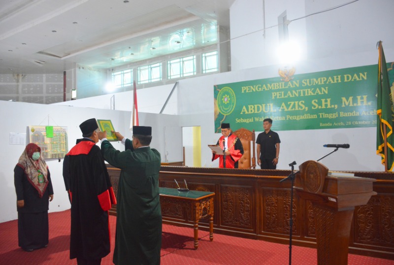 Abdul Azis Dilantik Sebagai WKPT Banda Aceh