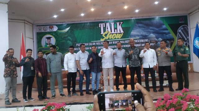 Talk Show Paslon Walikota Lhokseumawe Seru, Sayuti-Husaini Lebih Unggul Paparkan Gagasan Inovatif