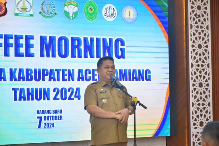 PJ. BUPATI HADIRI COFFEE MORNING BERSAMA UNSUR FORKOPIMDA ACEH TAMIANG BAHAS HAL KRUSIAL JELANG PILKADA