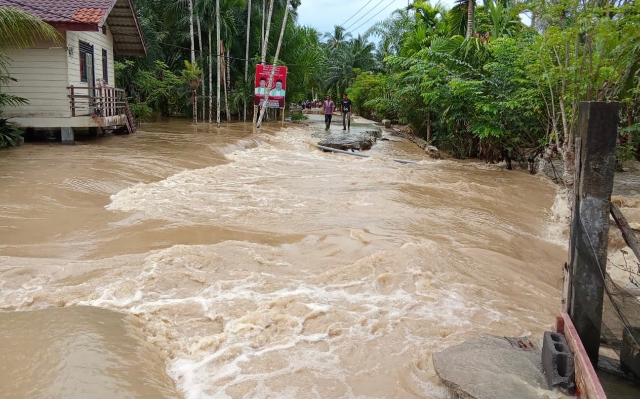 Dua Kecamatan di Aceh Jaya Terendam Banjir