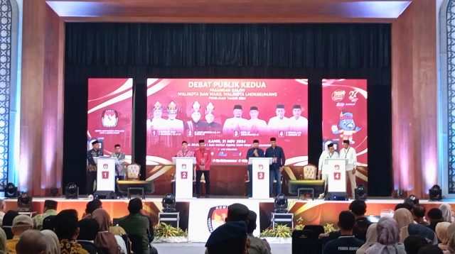 Debat Publik Kedua Pilkada Lhokseumawe 2024 Berlangsung Lancar dan Tertib