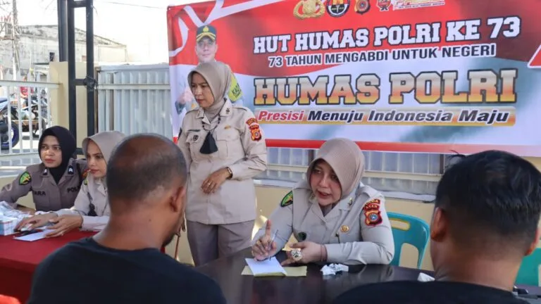 Humas Polresta Banda Aceh Gelar Pengobatan Gratis