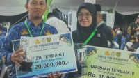 Tasyukur-Yusniar, Pasangan Juara Kafilah Aceh di Palangka Raya