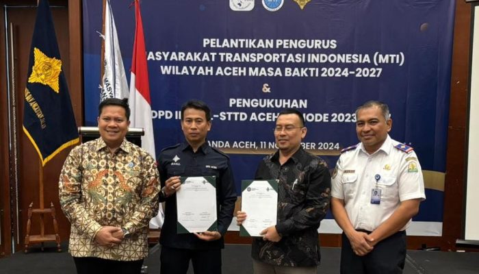 DPD IKALL-STTD Aceh Periode 2023-2027 Dikukuhkan