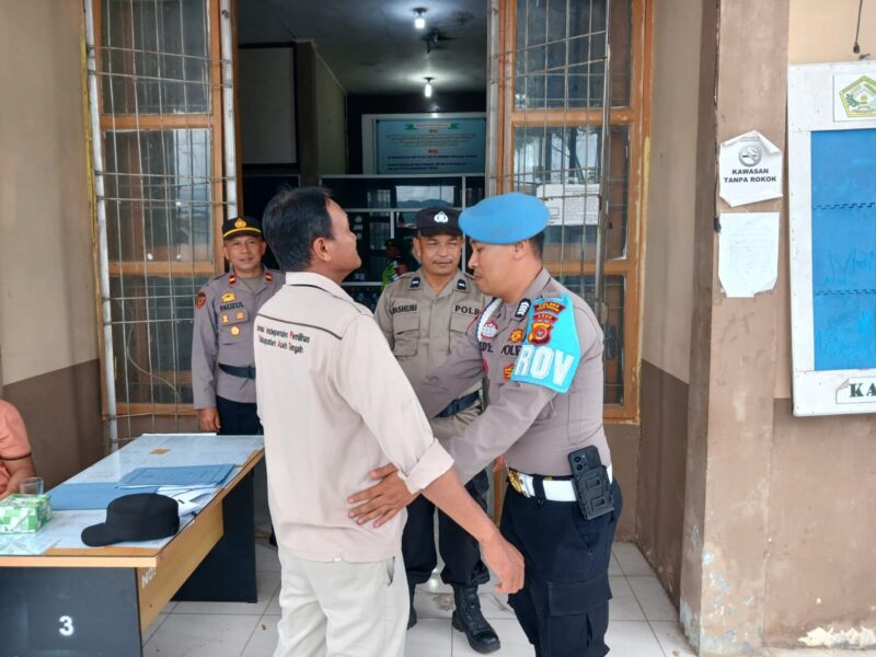 Rapat Pleno Rekapitulasi di Aceh Tengah, Polisi Jaga Ketat