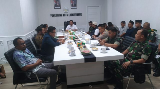 Pj Walikota Lhokseumawe A.Hanan Lakukan Rapat Koordinasi persiapan Pemilu serentak 2024