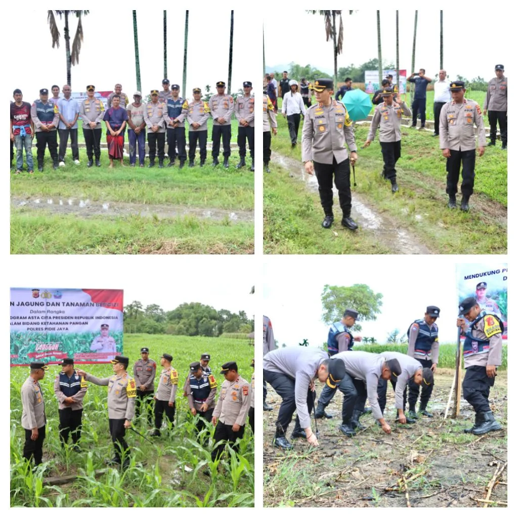 Kapolres Pidie Jaya Dukung Program 100 Hari Kerja Presiden