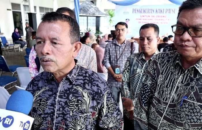 Sebanyak 56 Disabilitas di Aceh Jalani Pengukuran Kaki Palsu