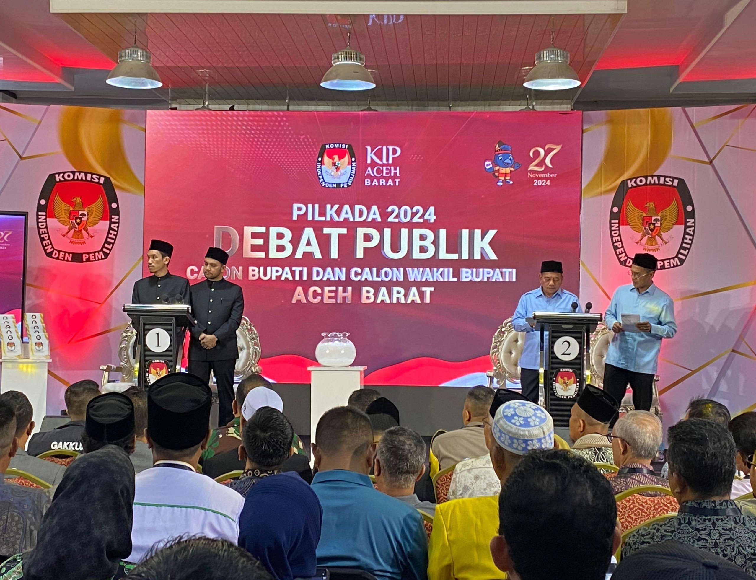 Debat Calon Bupati dan Wakil Bupati Aceh Barat