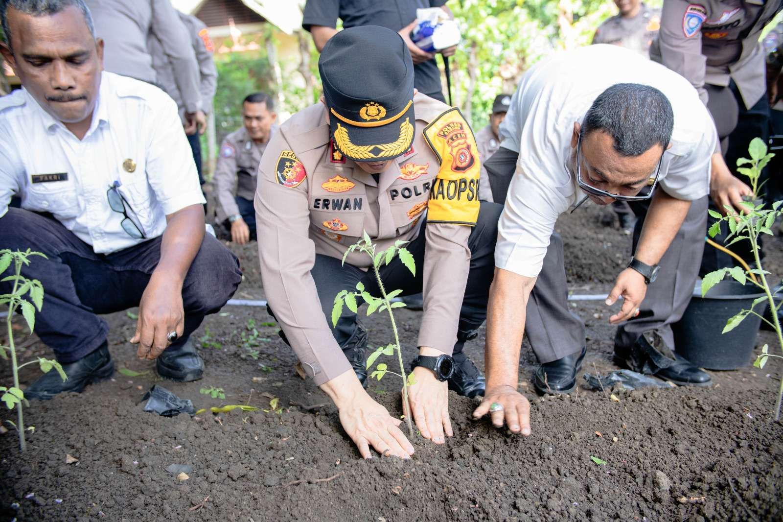 Polres Luncurkan Gugus Tugas Polri Dukung Ketahanan Pangan