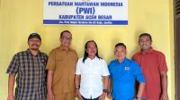 Ketua SPS Aceh Sambangi Markas PWI Aceh Besar