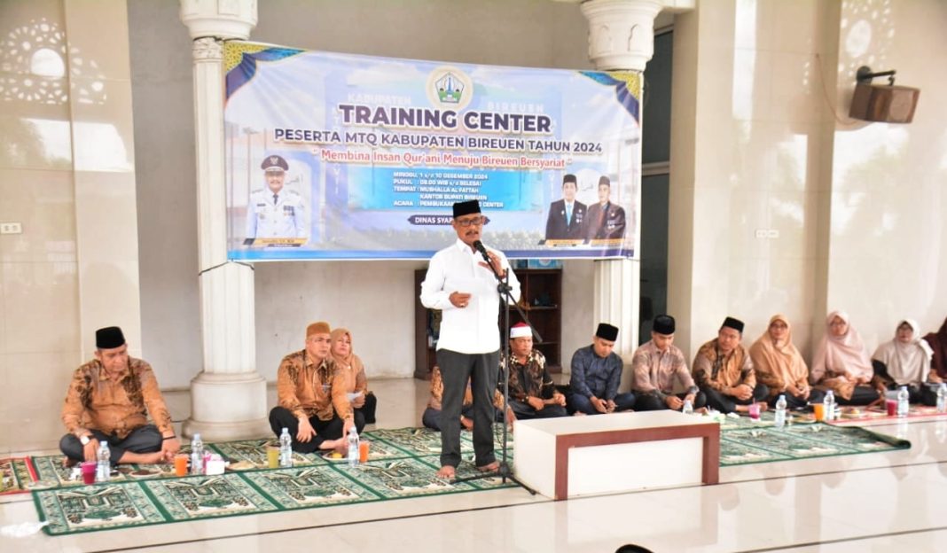 DSI Bireuen Gelar Training Center Bagi Peserta MTQ 