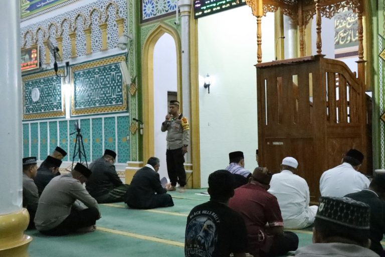 Safari Subuh Di Masjid Ruhama, Kapolres Aceh Tengah