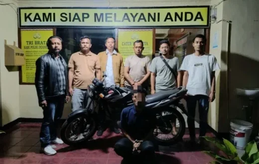 Curi Sepeda Motor Dinas, Pelaku di Grebek Polisi di Warung Kopi