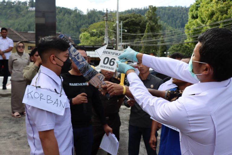 Polisi Gelar Rekonstruksi Kasus Pembunuhan