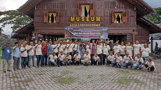 Kajian Alat Musik Rapa’i Uroh Sesi Kedua Ditutup di Museum Kota Lhokseumawe