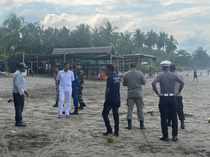 Polres Pidie Jaya Tingkatkan Keamanan di Pantai Wisata