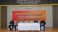 Gelar Press Release Akhir tahun, Kapolres Aceh Tamiang ungkap Capaian Kasus Selama Tahun 2024