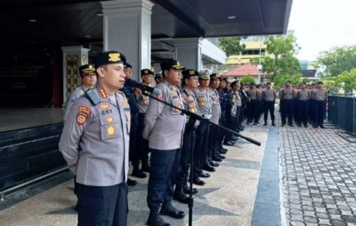 Dir Samapta Polda Aceh Berikan Arahan Personel Pengamanan