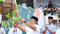 Pj Bupati Iswanto Tabuh Beduk Khanduri Maulid Aceh Besar