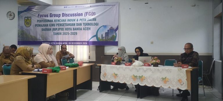 Bappeda Gelar FGD Susun RIPJPID Kota Banda Aceh