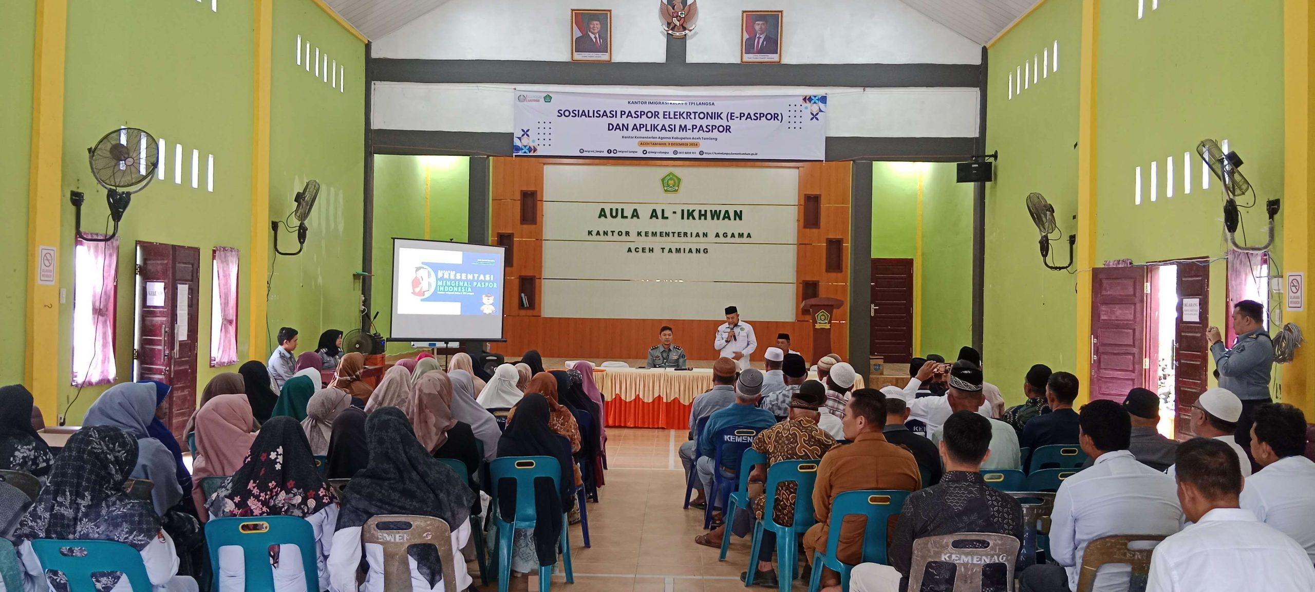 Sosialisasi Paspor Elektronik Bagi Calon Jemaah Haji Aceh